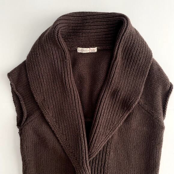 Vintage Old Navy Y2K Lambswool Blend Open Front Sleeveless Cardigan Size M - Picture 7 of 15